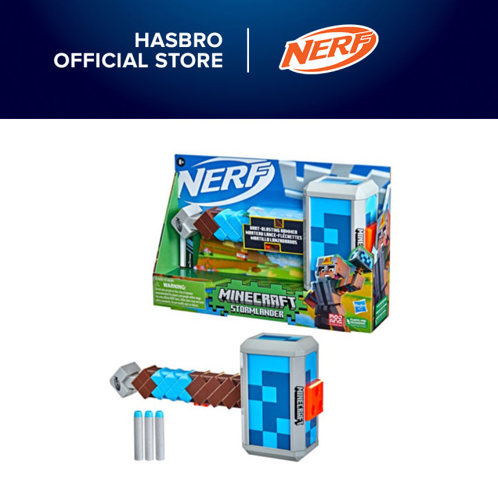 Nerf MicroShots Minecraft Cave Spider Blaster, Includes 2 Nerf Elite Foam  Darts - Nerf