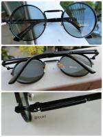 แว่นกันแดดเลนส์ Polarized Auto ปรับแสงตามสภาพแสงแดด ส่งฟรี  ทรงกลม (แถมซองหนังใส่แว่นและผ้าเช็ดเลนส์)