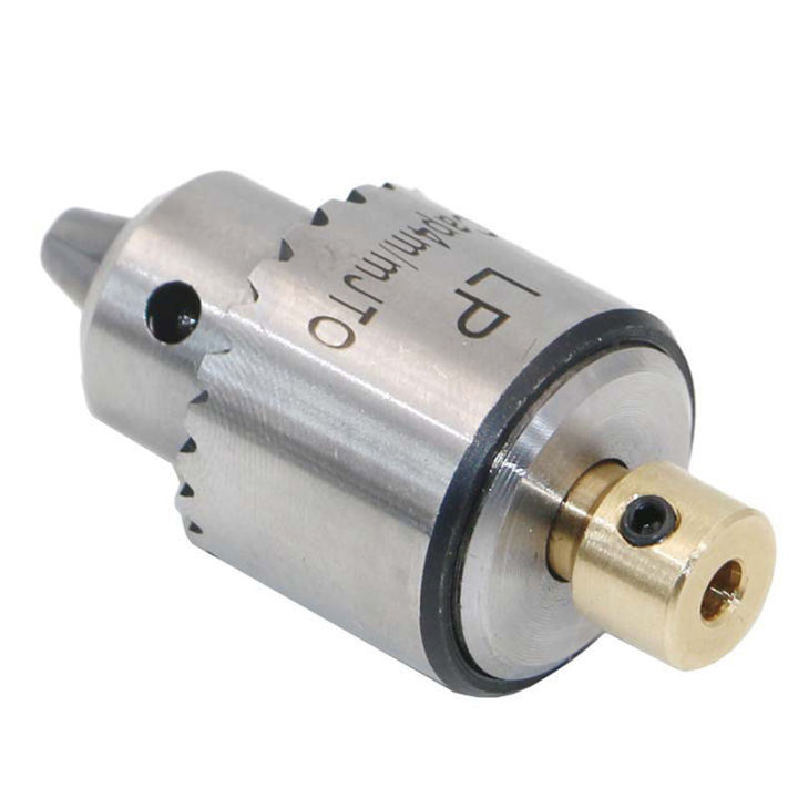 baoda-1ชุด-mini-drill-chuck-micro-0-3-4mm-taper-mounted-drill-chuck-และประแจ