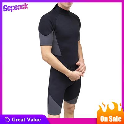 Gepeack ผู้ชายชุดดำน้ำชุดว่ายน้ำวันพีชชุดดำน้ำโต้คลื่นดำน้ำดูปะการัง