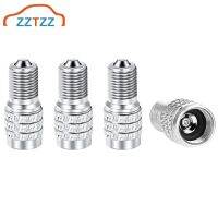 4PC Double Seal Flow Through Tire Valve Caps Inflate Through Valve Caps for Trucks for High Pressure Truck Car RV Semi Bus Tires Valve Stems Caps Adap