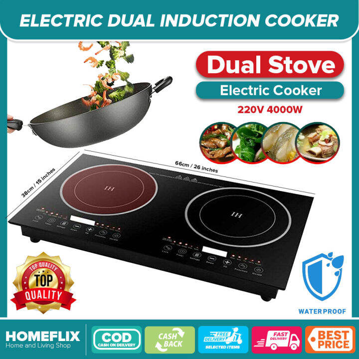 Electric Dual Stove Cooker, Induction Stoves inverter, 2 Burner Stove