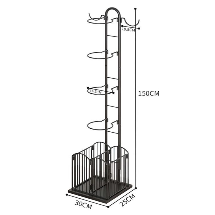 basketball-storage-rack-ขาตั้งแสดงบาสเก็ตบอลเหล็กดัด-ชั้นเก็บลูกบาสเก็ตบอล-ที่แขวนบาสเก็ตบอลในร่มในครัวเรือน-ชั้นเก็บของ