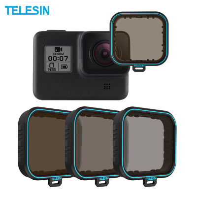 ESIN 3 Pack Gopro ND Filter Set Lens Protector ND4 ND8 ND16 Neutral Density Filter for Gopro HERO 7 6 5 Black Accessoreis