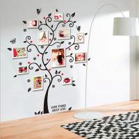 【Quality】 100*120ซม./40 * 48in 3D DIY Photo Tree Wall Decals/Adhesive Wall Mural Art Decor Home