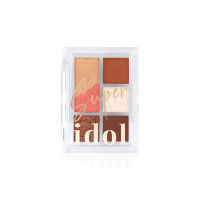 #HF168SIVANNA COLORS SUPER IDOL Face Palette อายแชโดว์ตลับ ที่มาพร้อมบลัชออน