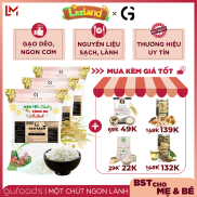 HÀNG KHÔNG BÁN Chỉ Có Tại LAZLAND Combo 3 túi Gạo sạch GUfoods dẻo - mềm -