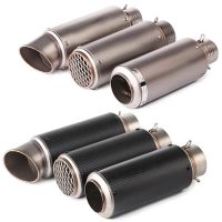 For R6 Muffler Motorcycle Motobike Exhaust Tube 38-51mm For Gsxr 1000 K7 K8 Z900 Kymco Agility 50 R1 Kymco Agility City 125 R6