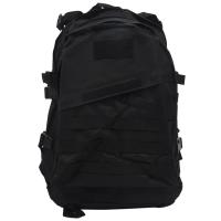 Outdoor 40L 600D Waterproof Oxford Cloth Military Rucksack Backpack Bag ACU Camouflage Sports Travelling Hiking Bag Black