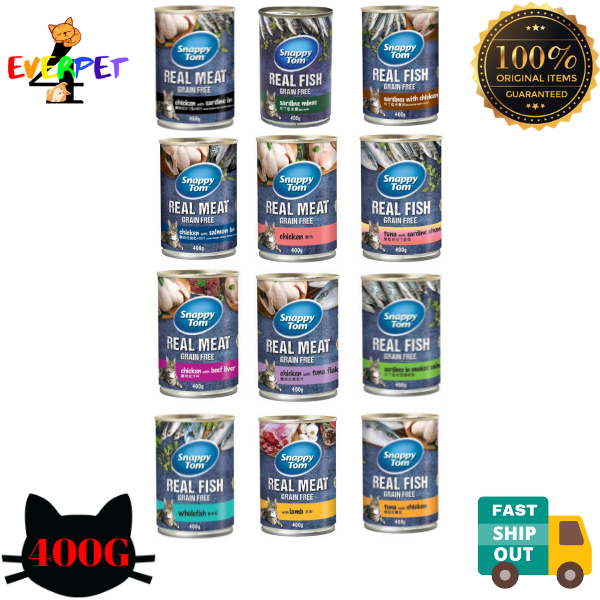 Snappy Tom Can 400g Cat Wet Food Lazada