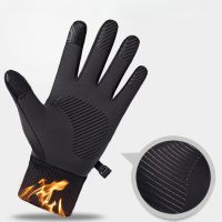 【LZ】∏▩  Luvas de palma antiderrapantes touchscreen para homens e mulheres luva térmica quente apto para correr ciclismo motocicleta caminhada esqui condução trabalho inverno