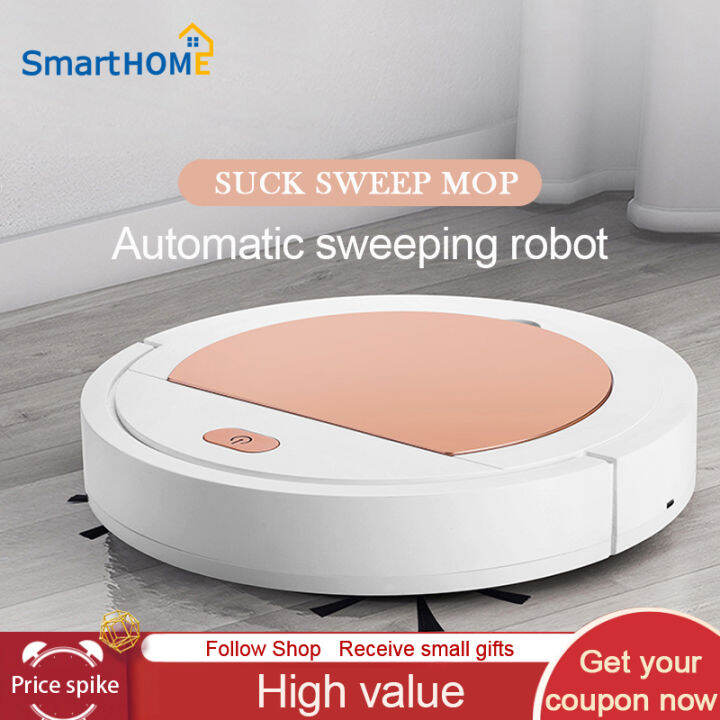 Cleaning Robot 2 In 1 Rechargeable Floor Sweeping Robot Dust Catcher