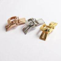 18mm Watch Accessories For Patek Philippe PP Folding Buckle Gold Butterfly Buckle