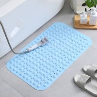 Homaxy Non-slip Bathroom Bath Mat Soft PVC Shower Floor Rug Bathtub Car Foot Massage With Suction Cup Anti-skid Pad