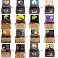 2022 Halloween New Wooden Hand Music Box Birthday Presents Souvenirs Gifts Christmas Decorations