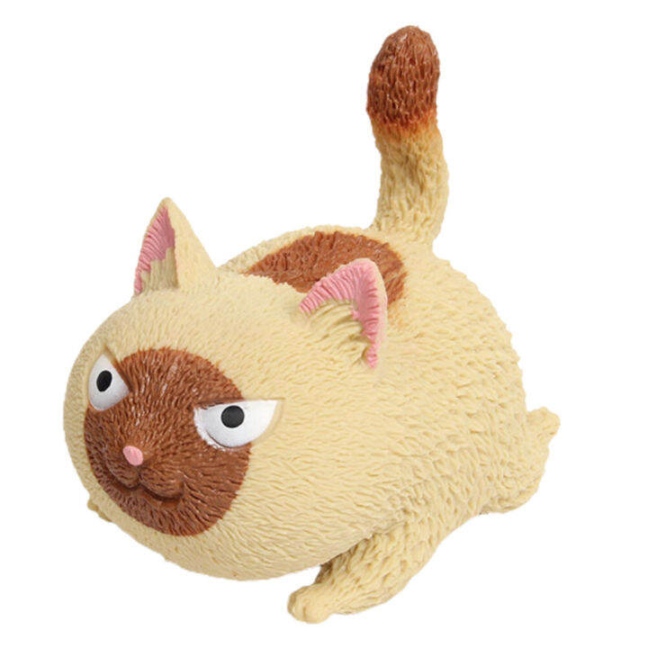 Angry Cute Cat Shaped Ball Toy Relief Stress Squeezed Toys Gift for ...