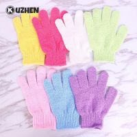 【YF】 Exfoliating Body Massage Sponge Bath Gloves Skin Shower Wash Cloth Scrubber Back Scrub Moisturizing Spa