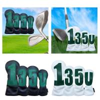 4X Golf Head Covers For Golf Clubs Golf Driver Head Covers Fleece Lining Golf Club Covers Protector Golfer Gift