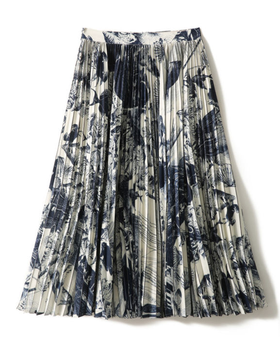 hand-painted-printing-flexible-not-picking-people-retro-elegance-slimming-light-pleated-skirt-2023-spring-and-summer