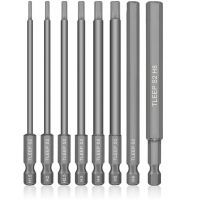 8pcs Hex Head Allen Wrench Drill Bits Set 100mm SAE Metric Allen  Electric Hexagonal Bit Screwdriver Socket Bit Power Tool Parts Drills  Drivers