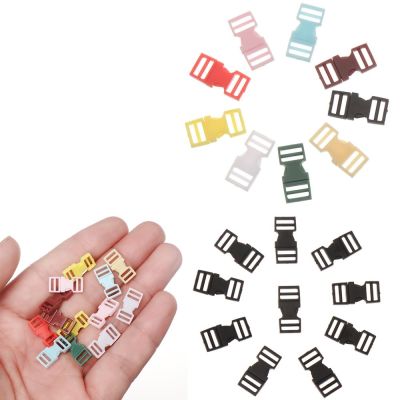 【YF】∋✚  10Pcs Plastic Miniature Buckle Webbing Detach Dolls Clotehs Sewing Release