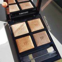 [Haveitall.studio] : Tom Ford : Eye Color Quad, Eye Palette, Eyeshadow, พาเลทตา, อายชาโดว์, อายแชโดว์ (Golden Mink) (Disco Dust)