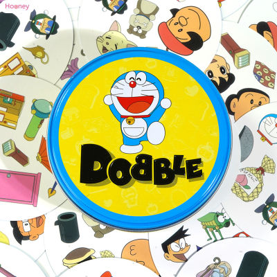 HOONEY การ์ดอะนิเมะเกมของเล่น Dobble,ของเล่นตั้งแคมป์วันหยุดเกมปาร์ตี้พ่อแม่ลูกสำหรับเพื่อนครอบครัว