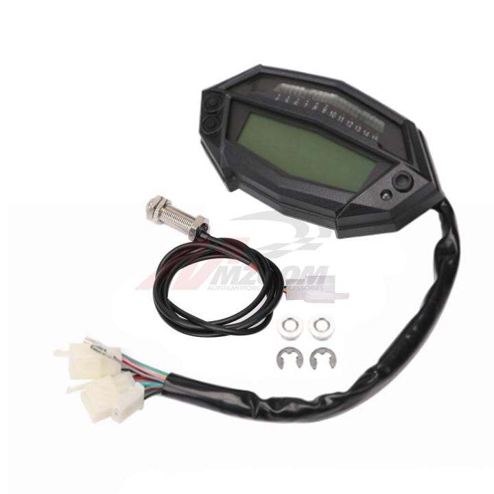 high-quality Aksesori Motosikal Tachometer Jam Meter Digital ...