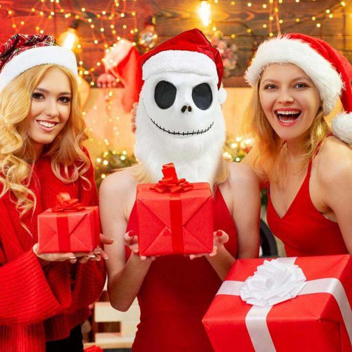 skull-face-cover-christmas-jack-full-face-cover-novelty-christmas-santa-cosplay-costume-headgear-props-for-christmas-masquerade-pretty-good