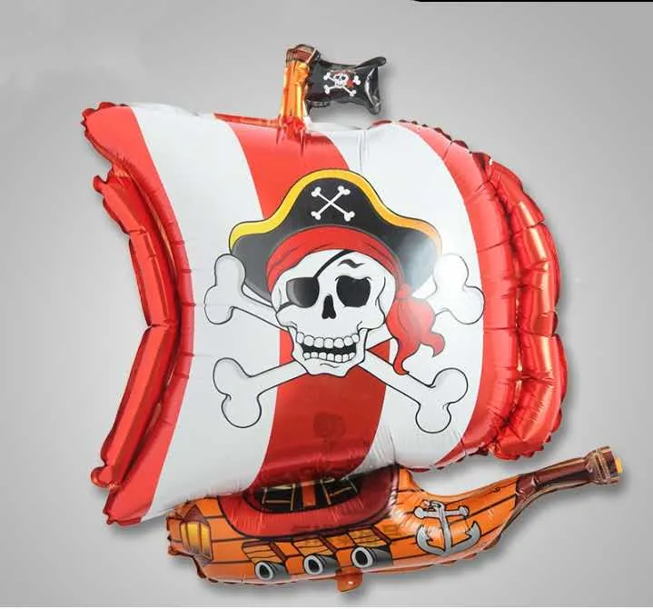 27 inches INS style ONE PIECE theme Pirate ship modelling birthday party  decorations aluminum foil balloon | Lazada PH