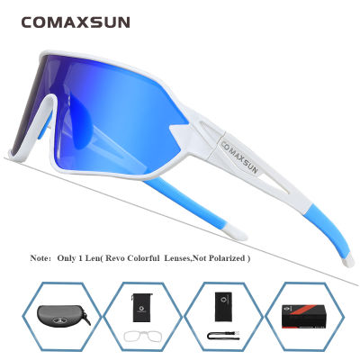 COMAXSUN Polarized Cycling Glasses 5 Lenses MTB Road Bike Sport Mirror Sunglasses Riding Eyewear Anti-UV400 Bicycle Goggles