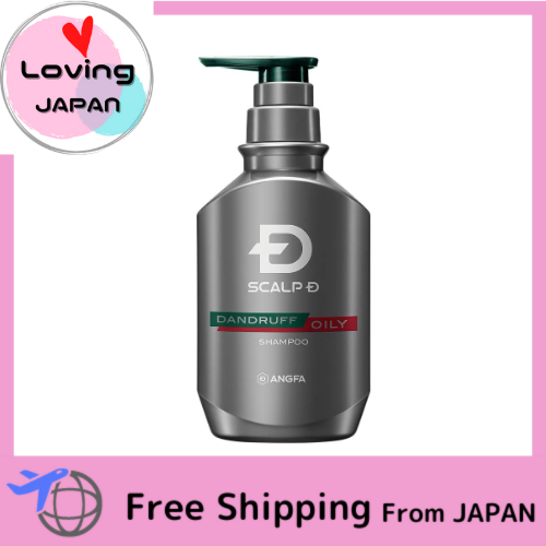 ANGFA Scalp D Shampoo Dan Druff Oily 350ml Men's Scalp Shampoo Dandruff