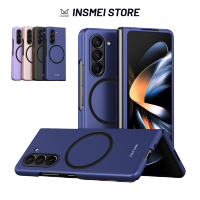 สำหรับ Samsung Galaxy Z Fold 5 4 3เคสบางเฉียบผิวสัมผัสรวมทุกอย่างเคสแบบเนื้อด้านเคส Magsafe การดูดด้วยแม่เหล็ก