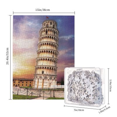 Turm Von Pisa Wooden Jigsaw Puzzle 500 Pieces Educational Toy Painting Art Decor Decompression toys 500pcs