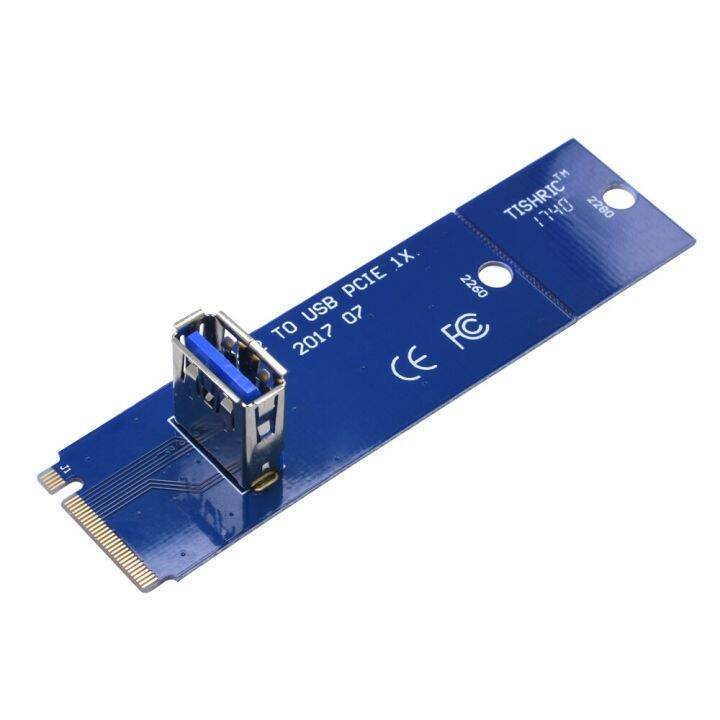 10ชิ้น-tishric-ngff-m-2ไปยัง-usb-3-0-1x-เป็น16x-สล็อต-pcie-อะแดปเตอร์การ์ดโอนเงิน-saklar-kartu-สำหรับเครื่องขุดเหรียญบิตคอยน์