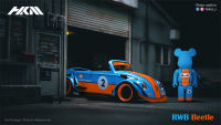 HKM 1:64 RWB Beetle Gulf #2ล้อสีส้มรถโมเดล Diecast