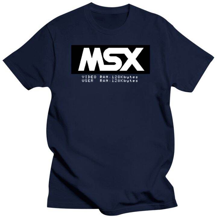 ผ้าฝ้าย100-ที่มีคุณภาพสูงเสื้อยืดผู้ชายเสื้อยืด-msx-คอมพิวเตอร์-b-ooting-เสื้อยืดผู้หญิงเสื้อยืด