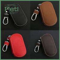 PETI มอเตอร์กันน้ำแข็งป้องกัน Dompet Koin กุญแจมีซิปรถเคสหนังกระเป๋ากุญแจ