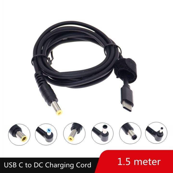 usb-type-c-pd-converter-universal-แล็ปท็อปชาร์จสายไฟ-dc-power-adapter-สำหรับ-dell-asus-lenovo-โน้ตบุ๊คสายไฟ-kdddd