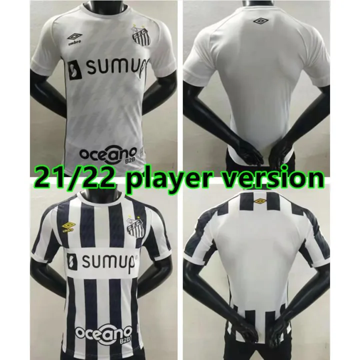 New Original 2021/2022 Player Version Santos Soccer Jersey Homeaway