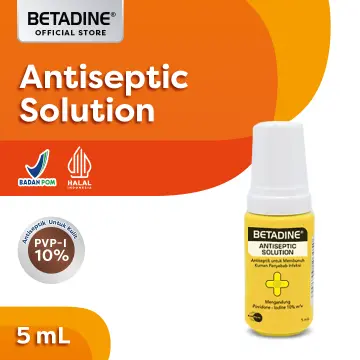 Betadine Antiseptic Povidone Iodine Antiseptic lotion 5ml - Toko