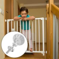 Glitter Star Shop 1 PC Pressure Mounted Baby Gates Threaded Spindle Rods M10 Walk Thru Gates Wall Cups Guard Safety Gate Screw Bolts Kit for Baby Safety Gates Pet Dog Gate Stair Gates