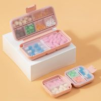 【YF】 5/8 Grids Organizer Container For Tablets Travel Pill Box With Seal Ring Sealed Portable Medicines Case