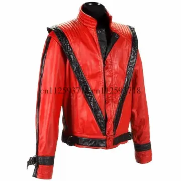 Rare Mj Michael Jackson Black Cotton Elastic Slim Bad Jacket