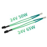 【CW】3D Printer Cartridge Heater Green High Power 24V 50/65W φ6mm×15mm Heating Tube Rod for Voron 0.1/1.8/2.4 Series 3D Printer Parts