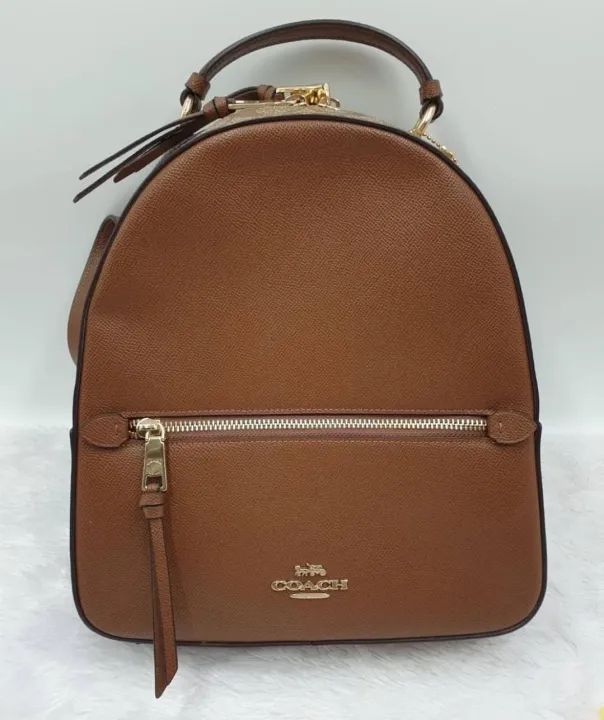 Guaranteed Authentic Coach F76622 Jordyn Zip Backpack in Saddle