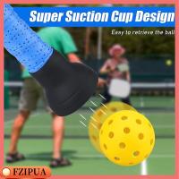 FZIPUA 2 PCS สากลสากลสากล Pickleball Ball Retriever ซิลิโคนทำจากซิลิโคน ถ้วยดูดด้านบน Pickleball picker ทนทานต่อการใช้งาน อุปกรณ์เสริมลูกบอล ตัวจับยึดปิ๊กบอลด้านบน พายมาตรฐานทั้งหมด