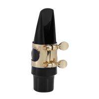 Alto Sax Saxophone Mouthpiece Plastic with Cap Metal Buckle Reed Mouthpiece Patches Pads Cushions