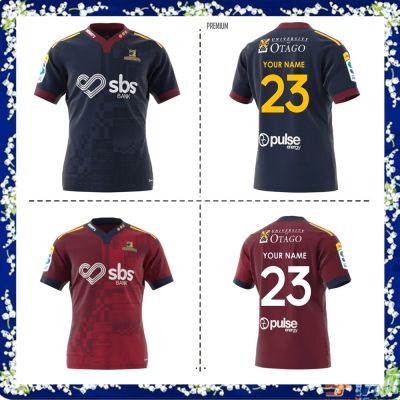 TRAINING S-M-L-XL-XXL-3XL--5XL Home Rugby Super Highlanders Rugby JERSEY size [hot]2023 Home/Away Jersey2022/2023 Jersey Crusaders