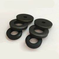 15PCS Round Gasket 1mm-3mm Thicken Screw Washer Flat Pad Black Gaskets M4 M5 Nails  Screws Fasteners